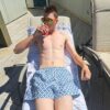 South Beach Blue - Herre badeshorts