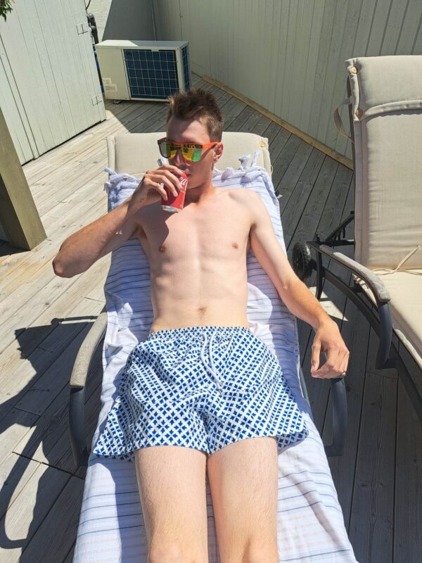 South Beach Blue - Herre badeshorts