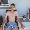 South Beach Blue - Herre badeshorts