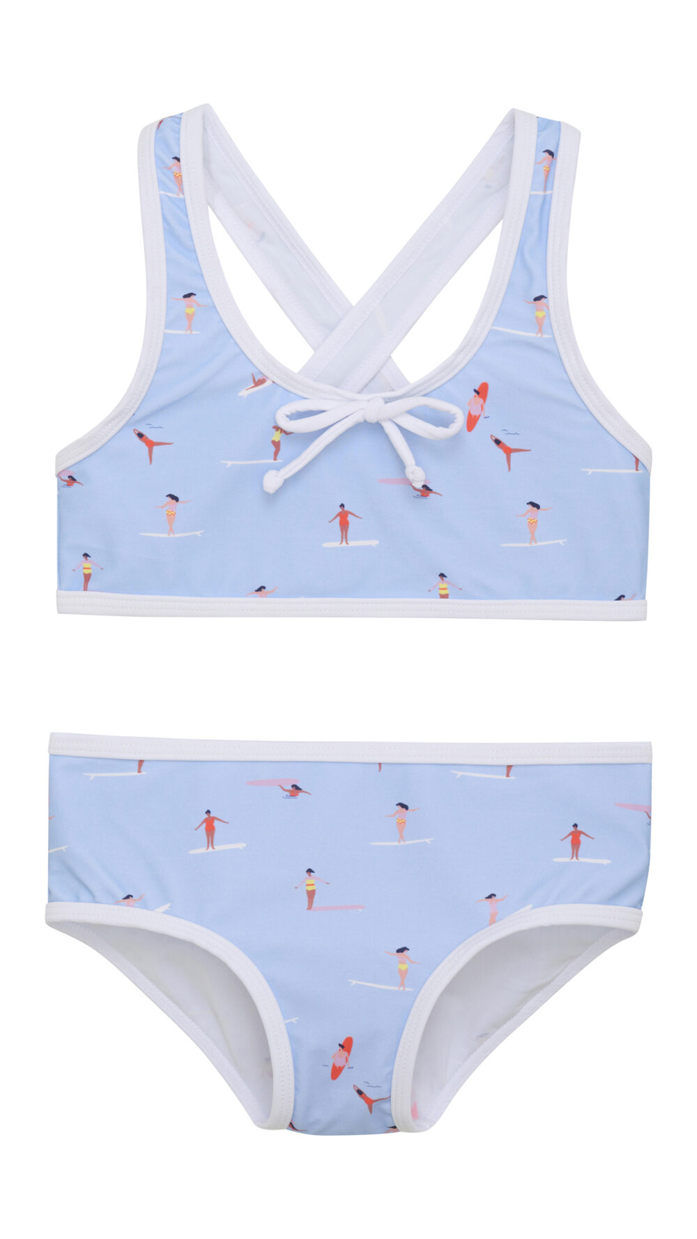 Color Kids Bikini W. Short Skirt Cerulean