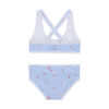Color Kids Bikini W. Short Skirt Cerulean