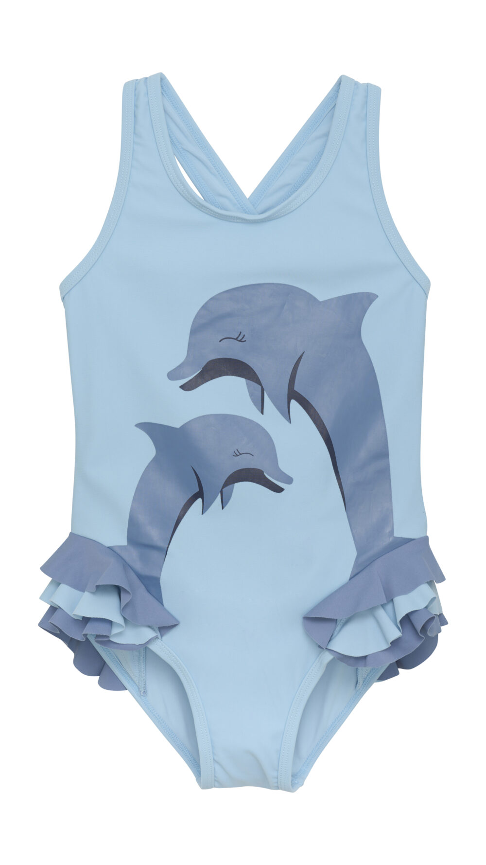Color Kids Swimsuit - Cerulean