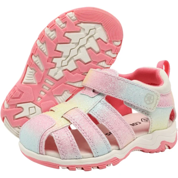 Rosa baby sandaler2 Color Kids sandaler til baby - Pink Lemonade